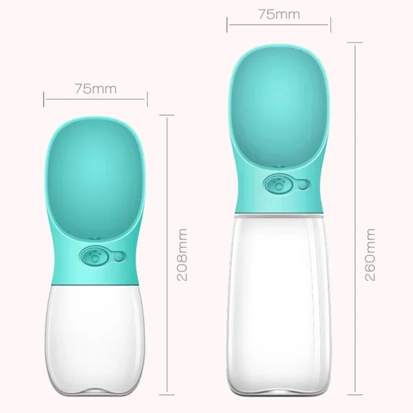 Portable Pet Water Bottle & Bowl – Outdoor Hydration for Dogs & Cats On the Go Travel-Ready | Leak-Proof | For Small to Large Dogs, Puppies & Cats | Smart Drinking Feeder Solution - Image 6