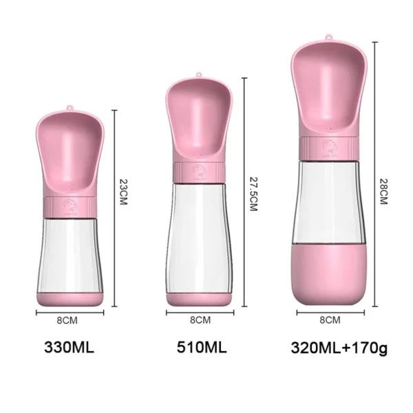 🐾 DogFlask™ 2-in-1 Portable Dog Water Bottle & Food Container – Travel Hydration & Feeding Solution for Dogs & Cats - Image 2