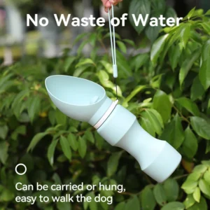 🐾 DogFlask™ FoldSip – Foldable Silicone Pet Water Bottle for Dogs & Cats Outdoor Leakproof Portable Drinking Bottle with Soft Silicone Bowl – Compact, Lightweight, and Travel-Ready Hydration for Walks, Hikes & Adventures