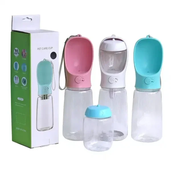 🐾 DogFlask™ PureSip – 550ML Custom ABS Portable Dog Water Bottle High-Quality Travel Pet Feeder for Puppies & Small Dogs – Leakproof, Durable, and Sleek Hydration for Daily Walks & Outdoor Adventures - Image 4