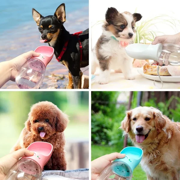 Portable Pet Water Bottle & Bowl – Outdoor Hydration for Dogs & Cats On the Go Travel-Ready | Leak-Proof | For Small to Large Dogs, Puppies & Cats | Smart Drinking Feeder Solution - Image 5